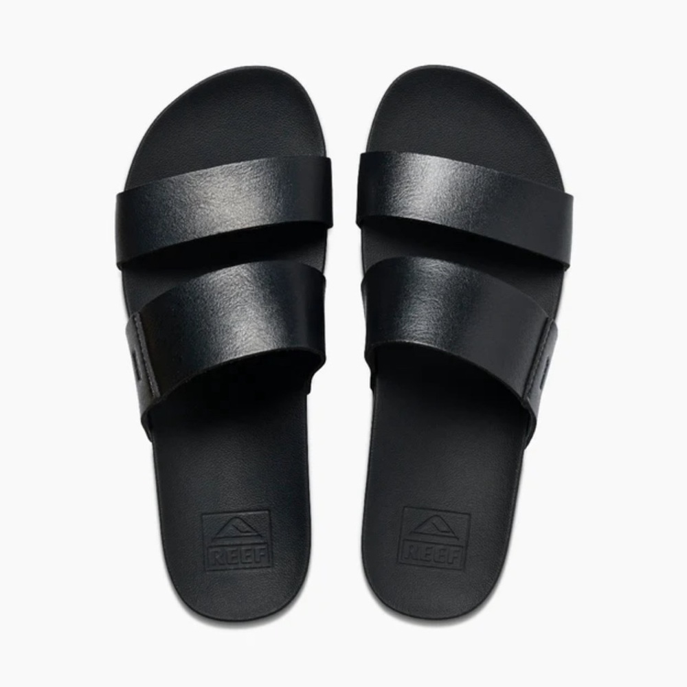 Reef Cushion Vista Hi black sandals